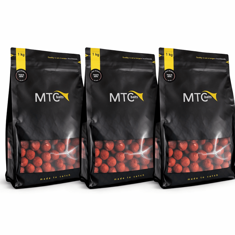 15kg Triple R Garlic Boilies - Oferta Hurtowa