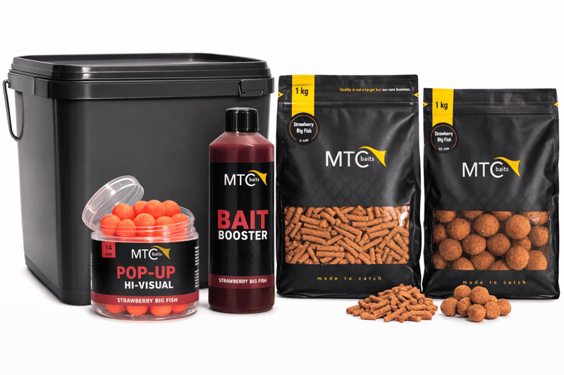 Strawberry Big Fish - zestaw boilie na sesję