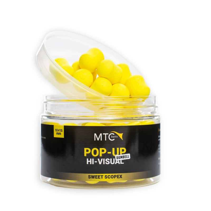 Sweet ScopeX - Pop Up Dumbell - Wyraźny - 10x15mm