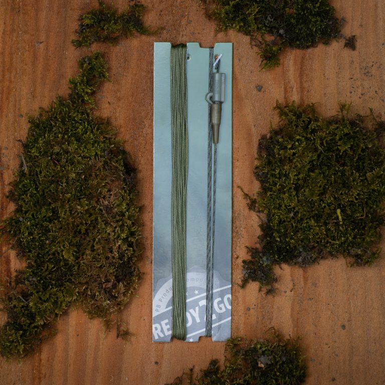 PB Products R2G Kevlar/SR Leadclip Knotless Leader 10m + 1m 1pcs Weed - KarperCentrale