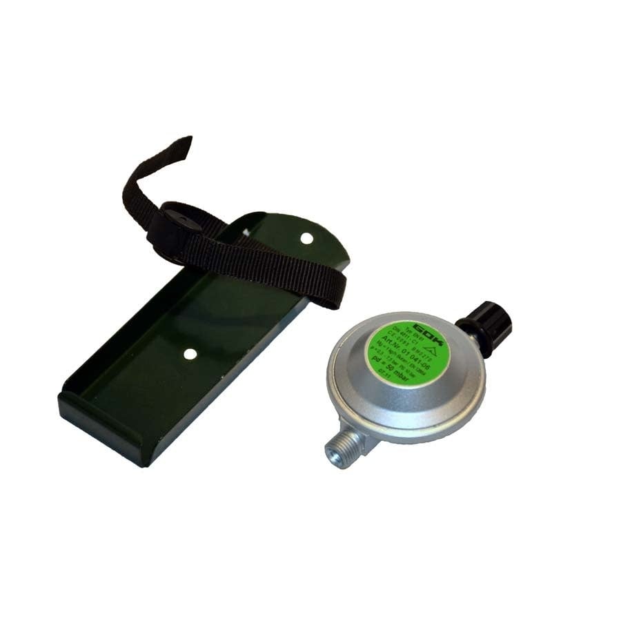 Złącze i uchwyt do tulei gazowej z gwintem