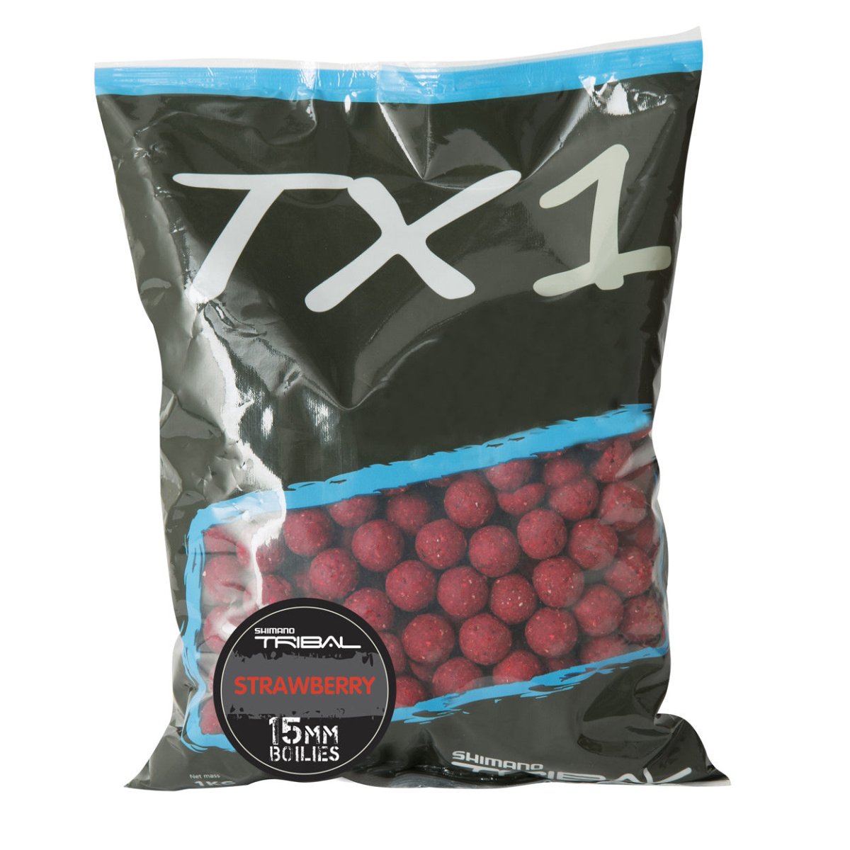 Shimano Strawberry Boilies - 1KG - Rood - KarperCentrale