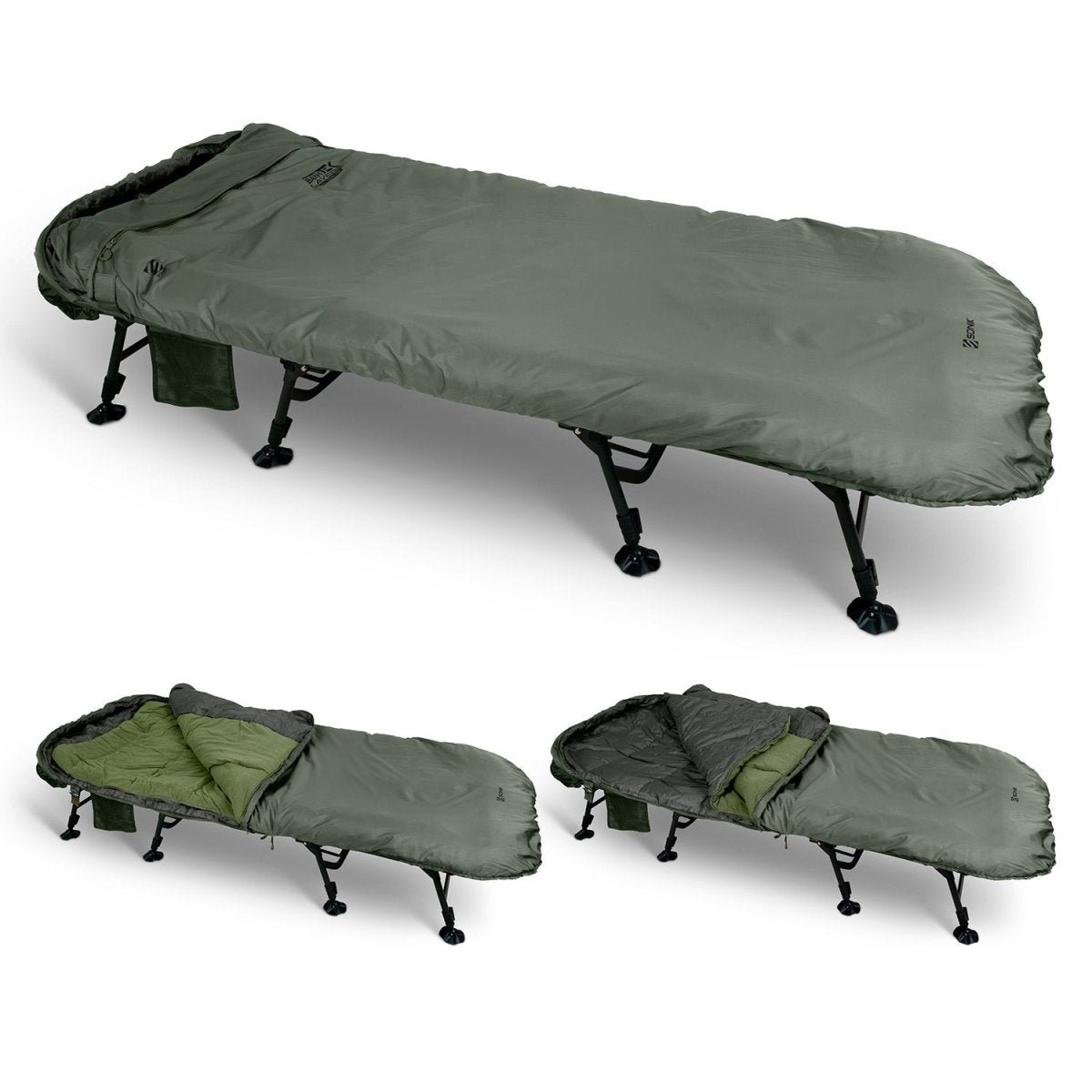 Sonik Sports Bank - Tek Layerz - All - Season Sleeping Bag - Wide - KarperCentrale