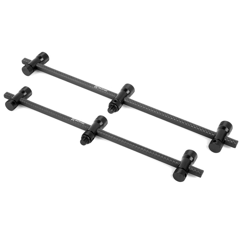 PRO Carbon - Buzzer Bar - 3 Wędki - Regulowany S-Lock - Para