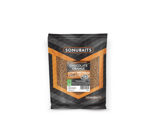 Sonubaits Stiki Method Pellets - 4mm - Chocolate Orange - KarperCentrale