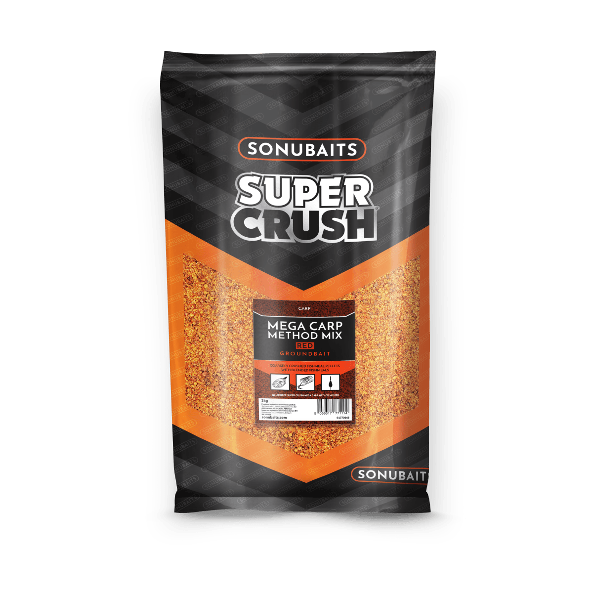 Sonubaits Super Crush - Mega Carp - Method Mix - 2KG - KarperCentrale