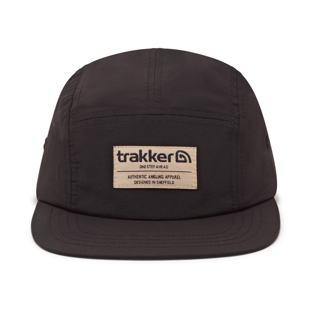 Trakker 5 Panel Black Cap - KarperCentrale