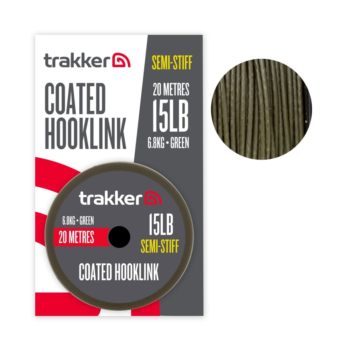 Trakker Hooklink - Semi Stiff - Coated - KarperCentrale
